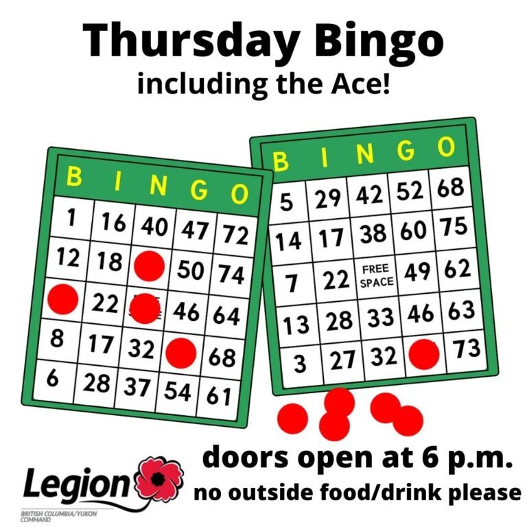 Bingo at the Legion!