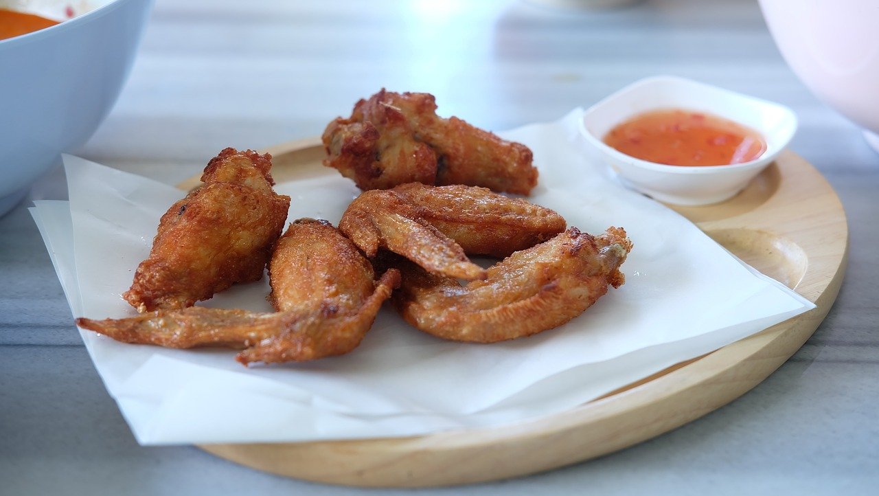 chicken wings on a plate